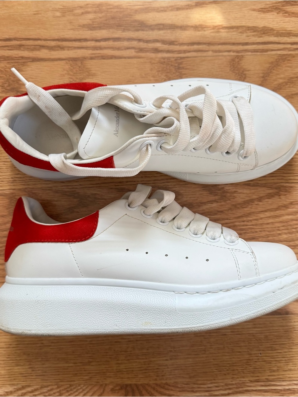 Alexander McQueen Oversized Sneaker “Lush Red” / White Red